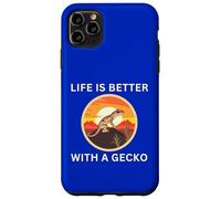 Life is Better Gardien de Geckos pour Reptiles Coque pour iPhone 11 Pro Max