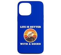 Life is Better Gardien de Geckos pour Reptiles Coque pour iPhone 13 Pro Max