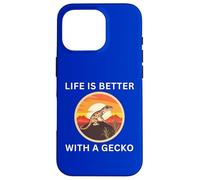 Life is Better Gardien de Geckos pour Reptiles Coque pour iPhone 16 Pro