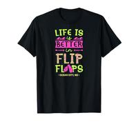 Life is Better in Tongs Ocean City Maryland T-Shirt