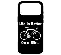 Life is Better on A Bike Street Cycliste Rider pour Cycliste Coque pour iPhone 17 Pro Max