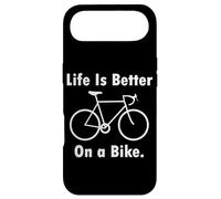 Life is Better on A Bike Street Cycliste Rider pour Cycliste Coque pour iPhone Air