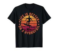 Life is better on a hydrofoil Efoil Surfing Board T-Shirt