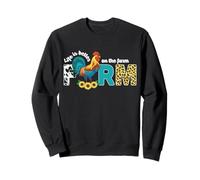 Life is Better on Farm Coq Tournesol Art Sweatshirt