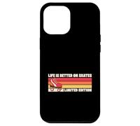 Life is Better on Skates, édition limitée, Rouleau rétro Coque pour iPhone 12 Pro Max