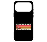 Life is Better on Skates, édition limitée, Rouleau rétro Coque pour iPhone 17 Pro Max