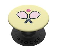 Life is Better on The Court Paddle de Pickleball PopSockets PopGrip Adhésif
