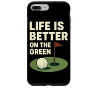 Life is Better on The Green Golf Humour Coque pour iPhone 7 Plus/8 Plus
