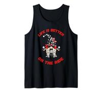Life is Better on The Ride Cute Oldschool Biker Kids GNOME Débardeur
