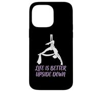 Life is Better Poutre d'équilibre de Gymnastique à l'envers Coque pour iPhone 14 Pro Max