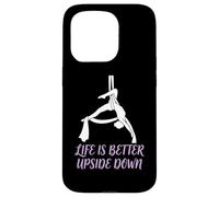 Life is Better Poutre d'équilibre de Gymnastique à l'envers Coque pour iPhone 15 Pro