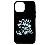 Life is Better Underwater Scuba Diving Ocean Sea Coque pour iPhone 12 Mini