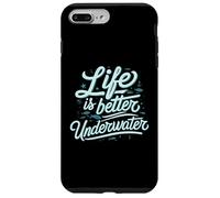 Life is Better Underwater Scuba Diving Ocean Sea Coque pour iPhone 7 Plus/8 Plus