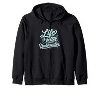 Life is Better Underwater Scuba Diving Ocean Sea Sweat à Capuche
