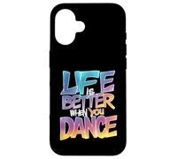 Life is Better When You Dance Street Dancer Garçons Filles Coque pour iPhone 16