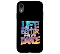 Life is Better When You Dance Street Dancer Garçons Filles Coque pour iPhone XR