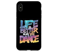 Life is Better When You Dance Street Dancer Garçons Filles Coque pour iPhone XS Max