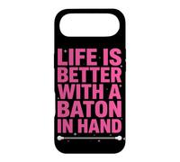 Life is Better with A Baton in Hand Twirling Majorette Coque pour iPhone Air