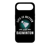 Life is Better with Badminton Retro Vintage Coque pour iPhone Air
