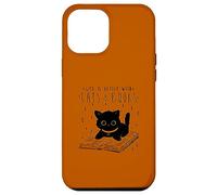 Life is Better with Cats & Books Lover Book Nerd Bibrarian Coque pour iPhone 12 Pro Max