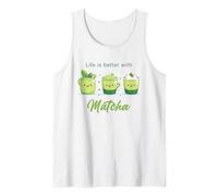 Life is Better with Matcha - Japanese Green Tea Graphic Débardeur