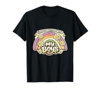 Life is Better with My Boys Boy Mom Cadeaux de fête des mères T-Shirt
