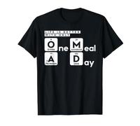 Life is Better with Only One Meal a Day T-Shirt Graphique avec Valeur