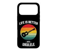 Life is Better with Ukulélé Hawaiian Ukelele Guitar Uke Coque pour iPhone 17 Pro Max