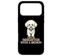 Life is Brighter with A Bichon Dog Lover Pet Athusiast Coque pour iPhone 17 Pro Max