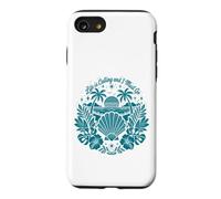 Life is Calling & I Must Go Coquillage de Plage côtière Coque pour iPhone SE (2020) / 7/8