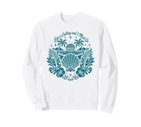 Life is Calling & I Must Go Coquillage de Plage côtière Sweatshirt
