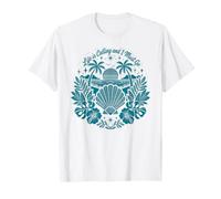 Life is Calling & I Must Go Coquillage de Plage côtière T-Shirt