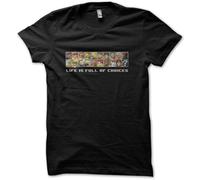 Life is Full of Choices SF2 Ultra Men's Black T-Shirt Manches Courtes(3X-Large)