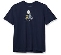 Life Is Good T-Shirt Unisexe Vintage Crusher Happy Camper Canoe Vintage Crusher Jake & Rocket Dog T-Shirt Graphique