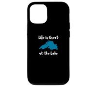 Life is Great at The Lake Superior Graphic Coque pour iPhone 12/12 Pro