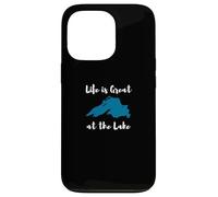 Life is Great at The Lake Superior Graphic Coque pour iPhone 13 Pro