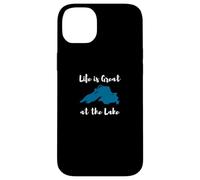 Life is Great at The Lake Superior Graphic Coque pour iPhone 14 Plus