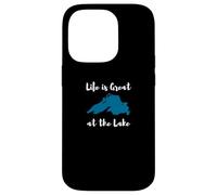 Life is Great at The Lake Superior Graphic Coque pour iPhone 14 Pro