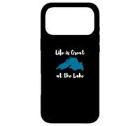 Life is Great at The Lake Superior Graphic Coque pour iPhone 17 Pro Max