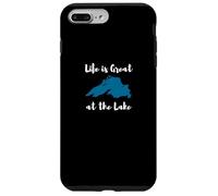 Life is Great at The Lake Superior Graphic Coque pour iPhone 7 Plus/8 Plus