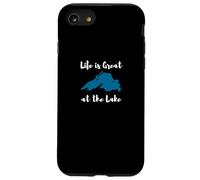 Life is Great at The Lake Superior Graphic Coque pour iPhone SE (2020) / 7/8