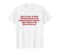 Life Is Like A Dick Shirt Y2k Aesthetic Trendy T-Shirt