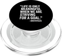 Life is Meaningful Aristote Dicton d'un Philosophe PopSockets PopGrip pour MagSafe