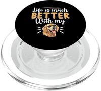 Life is Much Better with My Golden Retriever PopSockets PopGrip pour MagSafe