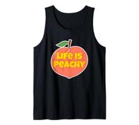 Life is Peachy Style rétro Amusant Fruit Peach Débardeur
