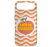 Life is Peachy Style rétro Vieilli Fruit Peach Coque pour iPhone Air
