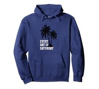 Life is Really Good Everyday is Saturday Summer Beach Sweat à Capuche
