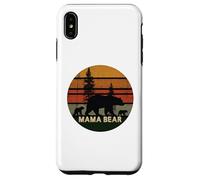 Life is Really Good Mama Bear Vintage Retro Fête des Mères Coque pour iPhone XS Max