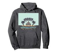Life is Short Achetez Le Beach House Coastal Dream Sweat à Capuche, Unisexe pour Adultes, Chiné Foncé, M