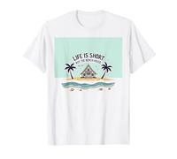 Life is Short Achetez Le Beach House Coastal Dream T-Shirt, Homme, Blanc, 3XL